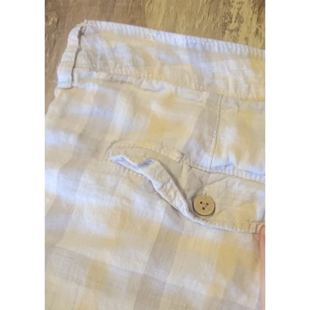 Tommy Bahama Relax Shorts Mens 42 100% Linen‎ Plaid Pro Leisure Golf